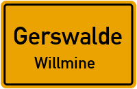 Ort Arnimswalde in GerswaldeWillmine