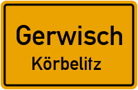 Gartenstraße in GerwischKörbelitz
