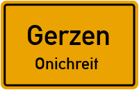 Onichreit in GerzenOnichreit