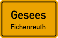 Straßenverzeichnis Gesees Eichenreuth