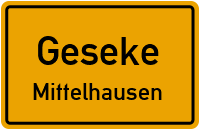 Mittelhäuser Weg in GesekeMittelhausen