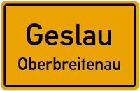 Straßenverzeichnis Geslau Oberbreitenau