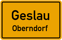 Straßenverzeichnis Geslau Oberndorf