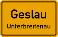 Straßen in Geslau Unterbreitenau