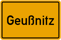 City Sign Geußnitz