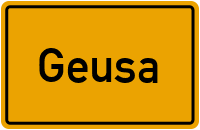 City Sign Geusa