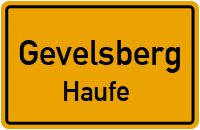 Wasserstraße in GevelsbergHaufe