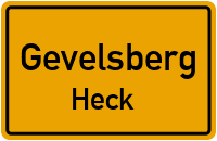 Grabenstraße in GevelsbergHeck