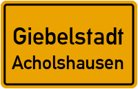 Hermann-Köhl-Straße in GiebelstadtAcholshausen