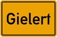 Ortsschild von Gemeinde Gielert in Rheinland-Pfalz