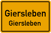 Friedensstraße in GierslebenGiersleben