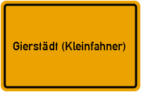 Gierstädt (Kleinfahner) in Thüringen