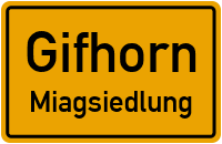 Tilsiter Straße in GifhornMiagsiedlung