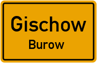 Burower Dorfstraße in GischowBurow