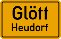 Wendeplatz in 89353 Glött (Heudorf)