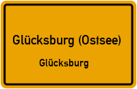 Bahnhofstraße in Glücksburg (Ostsee)Glücksburg
