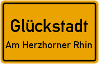 Christian-IV-Straße in GlückstadtAm Herzhorner Rhin