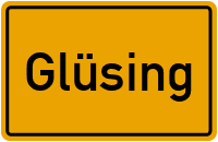 Dorfstraße in Glüsing