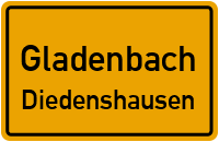 Ortsstraße in GladenbachDiedenshausen