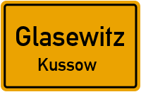 Kussower Straße in GlasewitzKussow