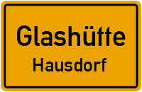 Alte Hausdorfer Straße in GlashütteHausdorf