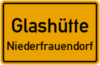 Glashütter Straße in GlashütteNiederfrauendorf