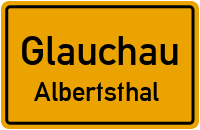 Albertsthaler Straße in GlauchauAlbertsthal