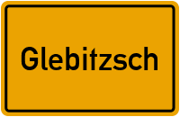 Ortsschild von Gemeinde Glebitzsch in Sachsen-Anhalt