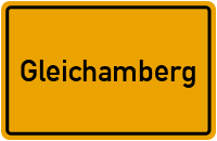 City Sign Gleichamberg