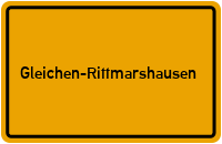 City Sign Gleichen-Rittmarshausen