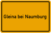 City Sign Gleina bei Naumburg