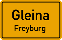 Straße Des Friedens in GleinaFreyburg