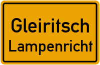 Dorfstraße in GleiritschLampenricht