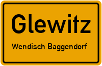 Dorfstraße in GlewitzWendisch Baggendorf
