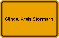 City Sign Glinde, Kreis Stormarn
