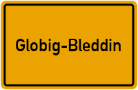 Ortsschild von Gemeinde Globig-Bleddin in Sachsen-Anhalt