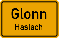 Glonntalstraße in GlonnHaslach