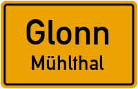 Bahnhofplatz in GlonnMühlthal