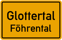 Föhrentalstraße in GlottertalFöhrental