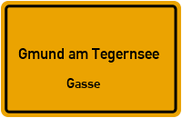 Früherer Weg in Gmund am TegernseeGasse