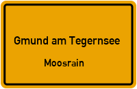 Wieserweg in Gmund am TegernseeMoosrain