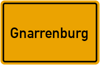 Ortsschild von Gemeinde Gnarrenburg in Niedersachsen