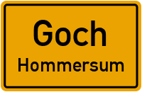 Straßen in Goch Hommersum