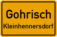 Hauptstraße in GohrischKleinhennersdorf