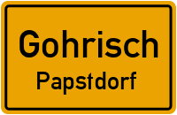 Lasenweg in GohrischPapstdorf