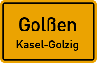 Parkstraße in GolßenKasel-Golzig