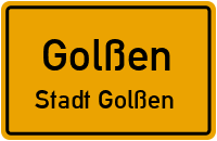 Straße Der Einheit in GolßenStadt Golßen