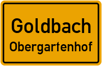 Schillerstraße in GoldbachObergartenhof