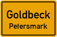 Am Ziegenhagener Weg in GoldbeckPetersmark