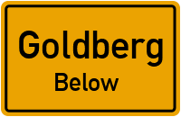 Bahnhofstraße in GoldbergBelow